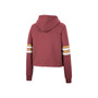 Women's Cardinal USC Trojans Retro Cropped Pullover Hoodie