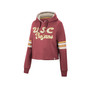 Women's Cardinal USC Trojans Retro Cropped Pullover Hoodie