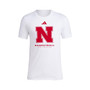 Men's and Women's White Nebraska Huskers 2023 On Court Bench Fresh T-shirt