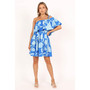 Womens Maeva One Shoulder Mini Dress