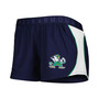 Women's Navy and Green Notre Dame Fighting Irish Game Day Tech Mesh Performance Shorts
