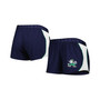 Women's Navy and Green Notre Dame Fighting Irish Game Day Tech Mesh Performance Shorts