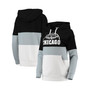 Women's Black and Gray Chicago White Sox Block and Tackle Colorblock Pullover Hoodie