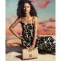 Women's Printed Drop-Hem Dress