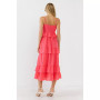 Women's Multi Tiered Mini Gingham Maxi Dress