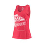 Women's Red Wisconsin Badgers Ferris Melange V-Neck Tank Top