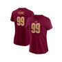 Women's Chase Young Burgundy Washington Commanders Player Name and Number T-shirt