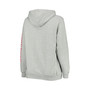 Women's Heathered Gray Ohio State Buckeyes Plus Size Arch Logo Campus 2-Hit V-Neck Pullover Hoodie