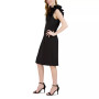 Women's Ruffled-Shoulder Sleeveless Dress