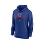 Women's Royal Chicago Cubs Diamond Knockout Performance Pullover Hoodie