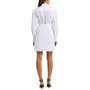 Women's Rhodes Tie-Waist Blouson-Sleeve Cotton Shirtdress