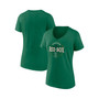 Women's Branded Kelly Green Boston Red Sox Celtic V-Neck T-shirt