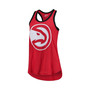 Women's Red Atlanta Hawks Showdown Scoop-Neck Racerback Tank Top