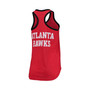 Women's Red Atlanta Hawks Showdown Scoop-Neck Racerback Tank Top