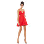 Women's Ieena Ruffle V-Neck Criss-Cross Mini Dress