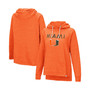 Women's Orange Miami Hurricanes Nollie Raglan Slub Pullover Hoodie