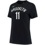 Women's Kyrie Irving Black Brooklyn Nets Name & Number Performance T-shirt