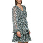 Women's Floral-Print Ruffled A-Line Dress