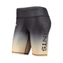 Women's Black New Orleans Saints Gradient Biker Shorts