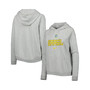 Women's Heather Gray Brazil National Team Lockup Varsity Fleece Raglan Pullover Hoodie