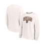 Women's Branded Cream San Francisco Giants Leopard Pullover Sweatshirt