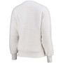 Women's White New Orleans Saints Milestone Tracker Pullover Sweatshirt