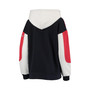 Women's Red and Navy Washington Nationals Rugby Pullover Hoodie