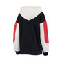 Women's Red and Navy Washington Nationals Rugby Pullover Hoodie