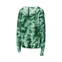 Women's Green Michigan State Spartans Shavonee Tie-Dye Pullover Hoodie