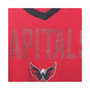 Women's Red Washington Capitals Ultimate Fan Raglan 3/4-Sleeve V-Neck T-shirt