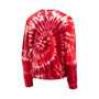 Women's Red Toronto Raptors Tie-Dye Long Sleeve T-shirt