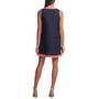 Contrast-Trim Shift Dress