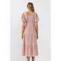Women's Smocked Midi Dress