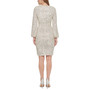 Women's Sequined Blouson-Sleeve Dress