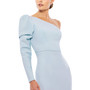 Women's Ieena One Shoulder Puff Sleeve Crepe Gown