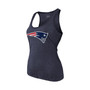 Women's Threads Mac Jones Navy New England Patriots Player Name and Number Tri-Blend Tank Top
