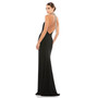 Women's Ieena Beaded Halter Jersey Evening Gown