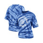 Women's Blue NFL Tie-Dye T-shirt