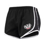 Women's Black, White Wisconsin Badgers Elite Shorts