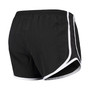 Women's Black, White Wisconsin Badgers Elite Shorts