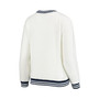 Women's Cream and Navy Washington Capitals Granite Sherpa Pullover Sweatshirt