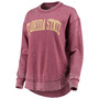 Women's Garnet Florida State Seminoles Vintage-Like Wash Pullover Sweatshirt