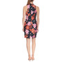 Petite Printed Halter Sheath Dress