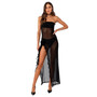 Women's Suri Sheer Mesh Flower Pin Maxi Dress