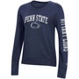 Women's Navy Penn State Nittany Lions University 2.0 Fleece Sweatshirt