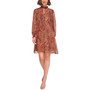 Women's Paisley Printed Chiffon Dress