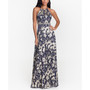 Petite Floral Halter-Neck Gown