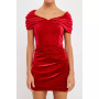 Women's Velvet Mini Dress