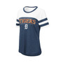 Women's Navy, White Detroit Tigers Setter T-shirt