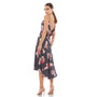Women's Ieena Printed Cowl Neck Low Back Asymmetrical Hem High Low Dress